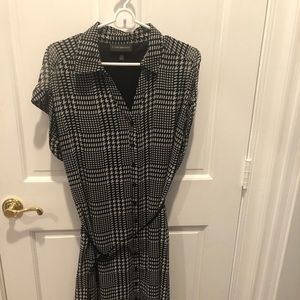 Lane Bryant plaid shirt dress